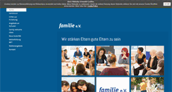 Desktop Screenshot of familie-ev.de