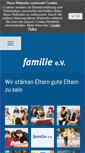 Mobile Screenshot of familie-ev.de