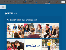 Tablet Screenshot of familie-ev.de